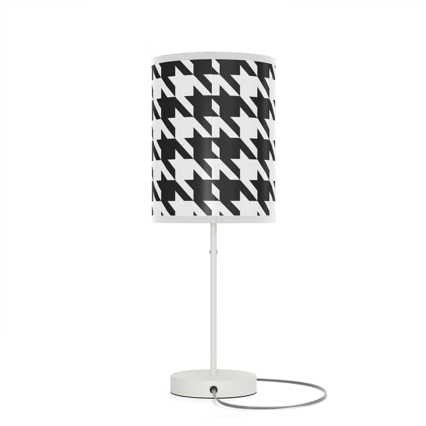 Lamp on a Stand, US|CA plug Houndstooth
