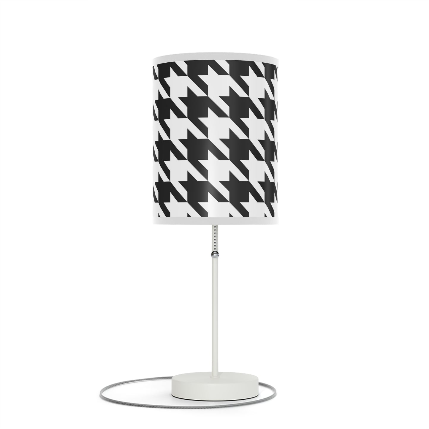 Lamp on a Stand, US|CA plug Houndstooth