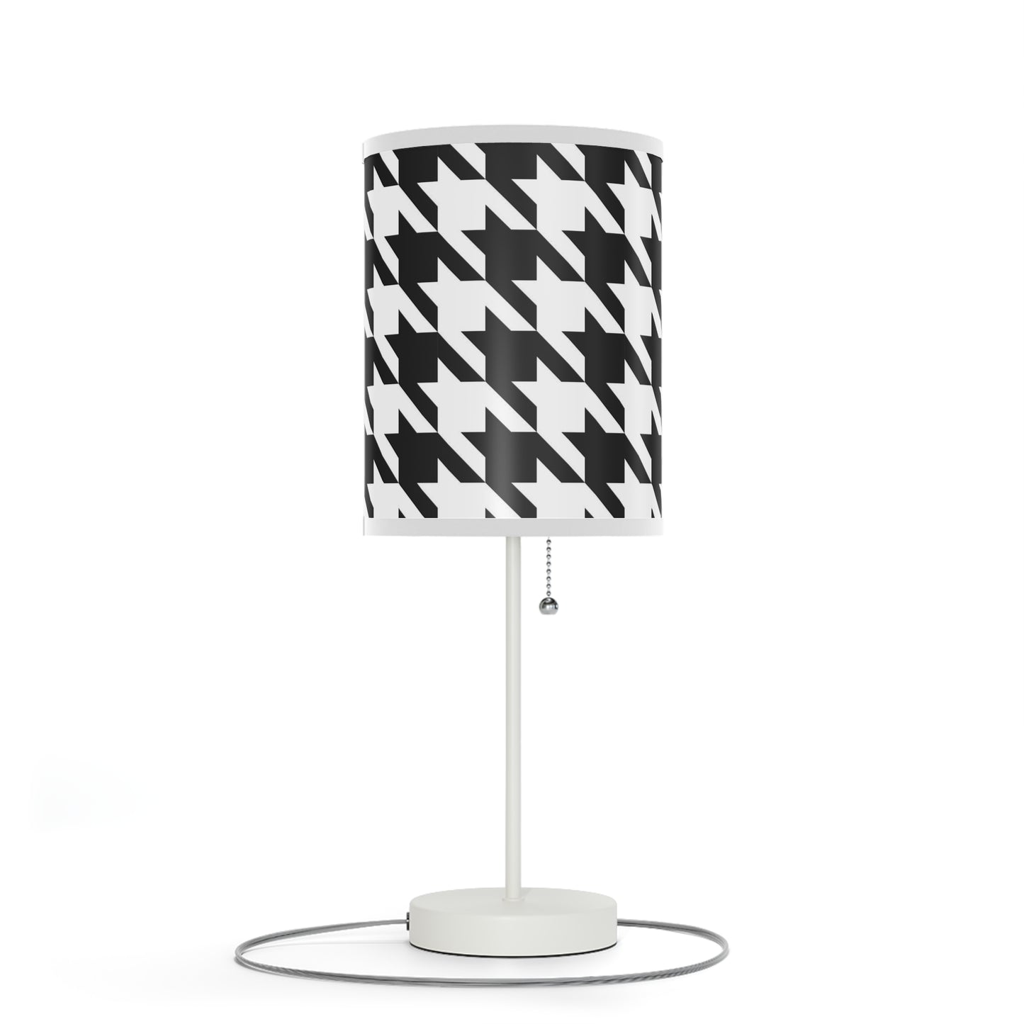 Lamp on a Stand, US|CA plug Houndstooth