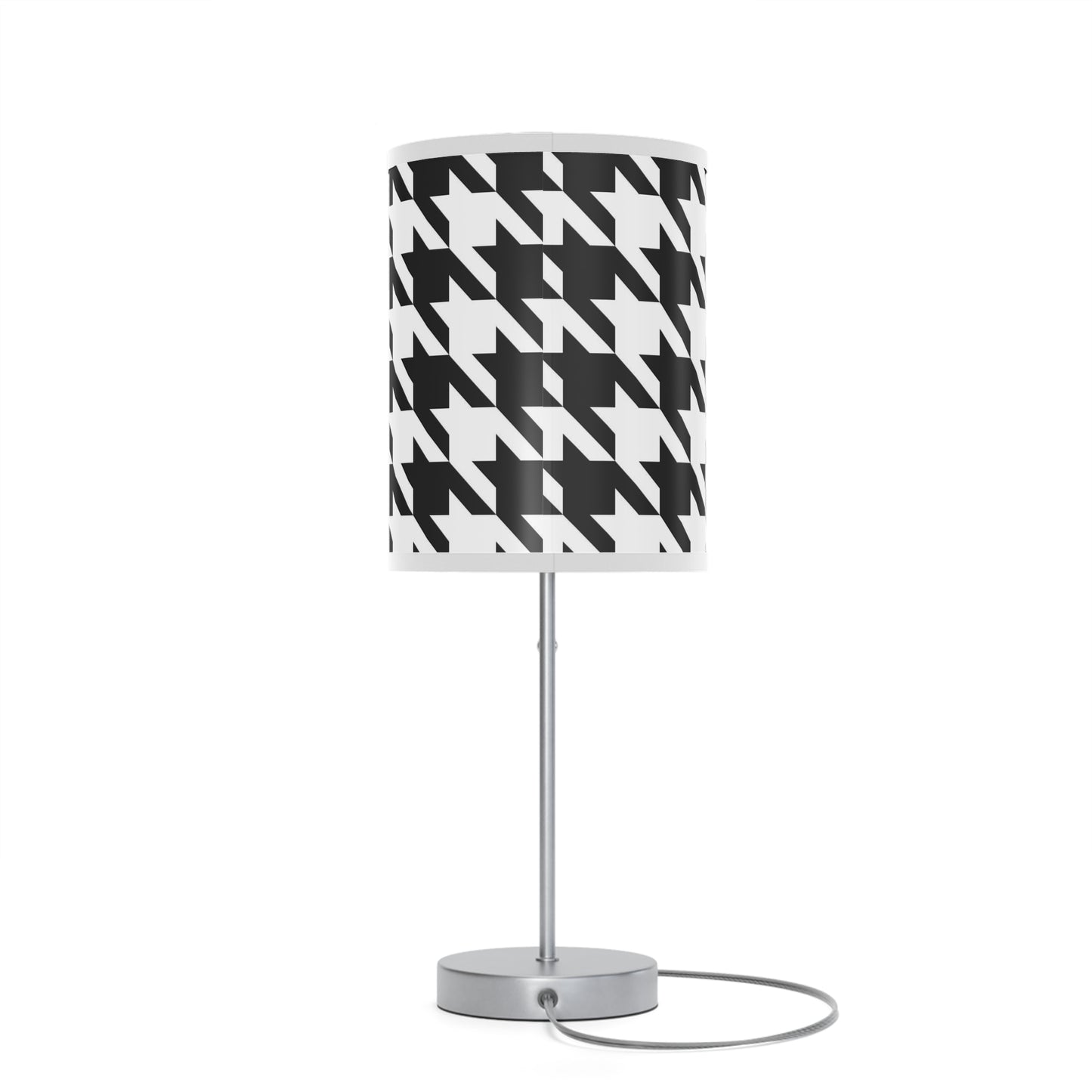 Lamp on a Stand, US|CA plug Houndstooth
