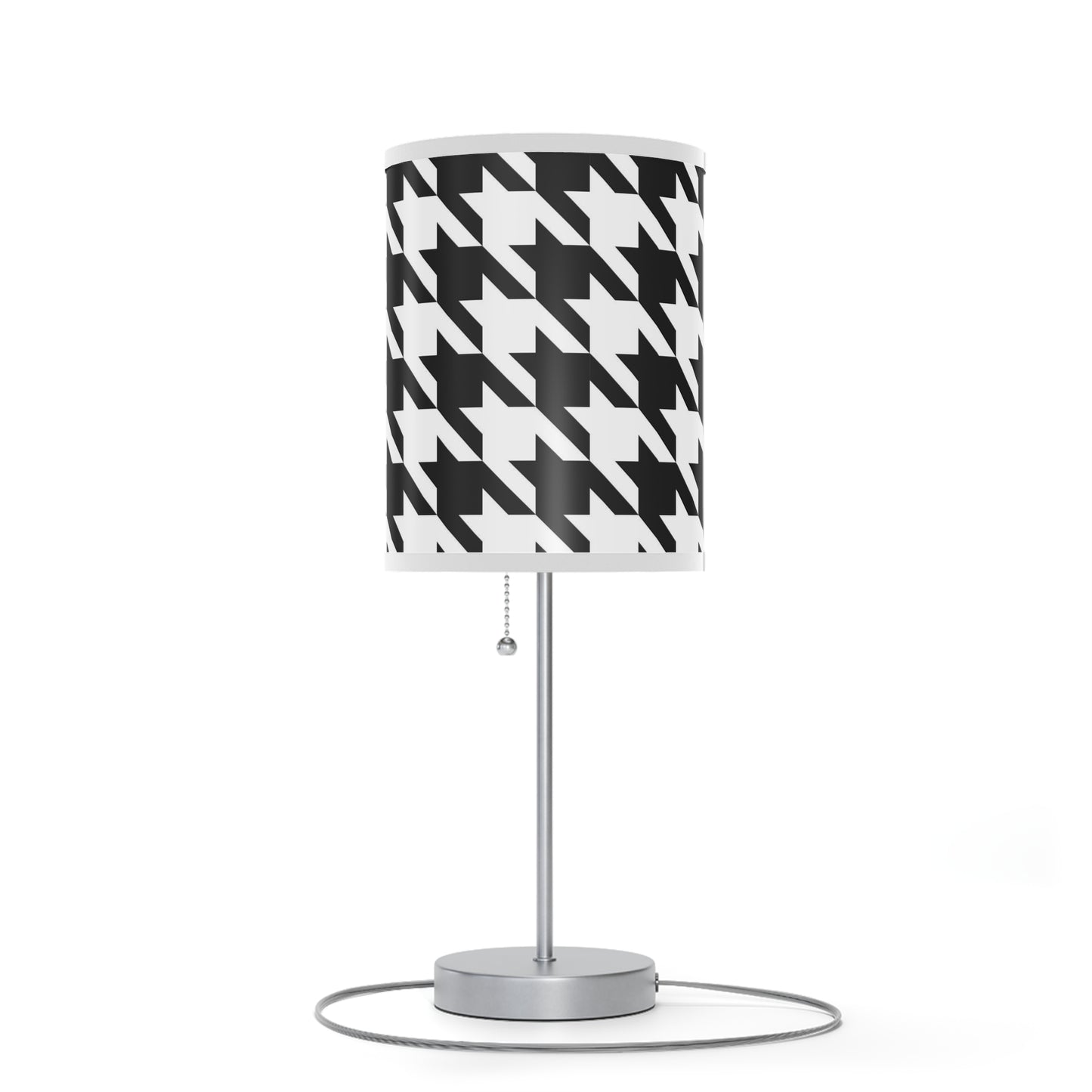 Lamp on a Stand, US|CA plug Houndstooth