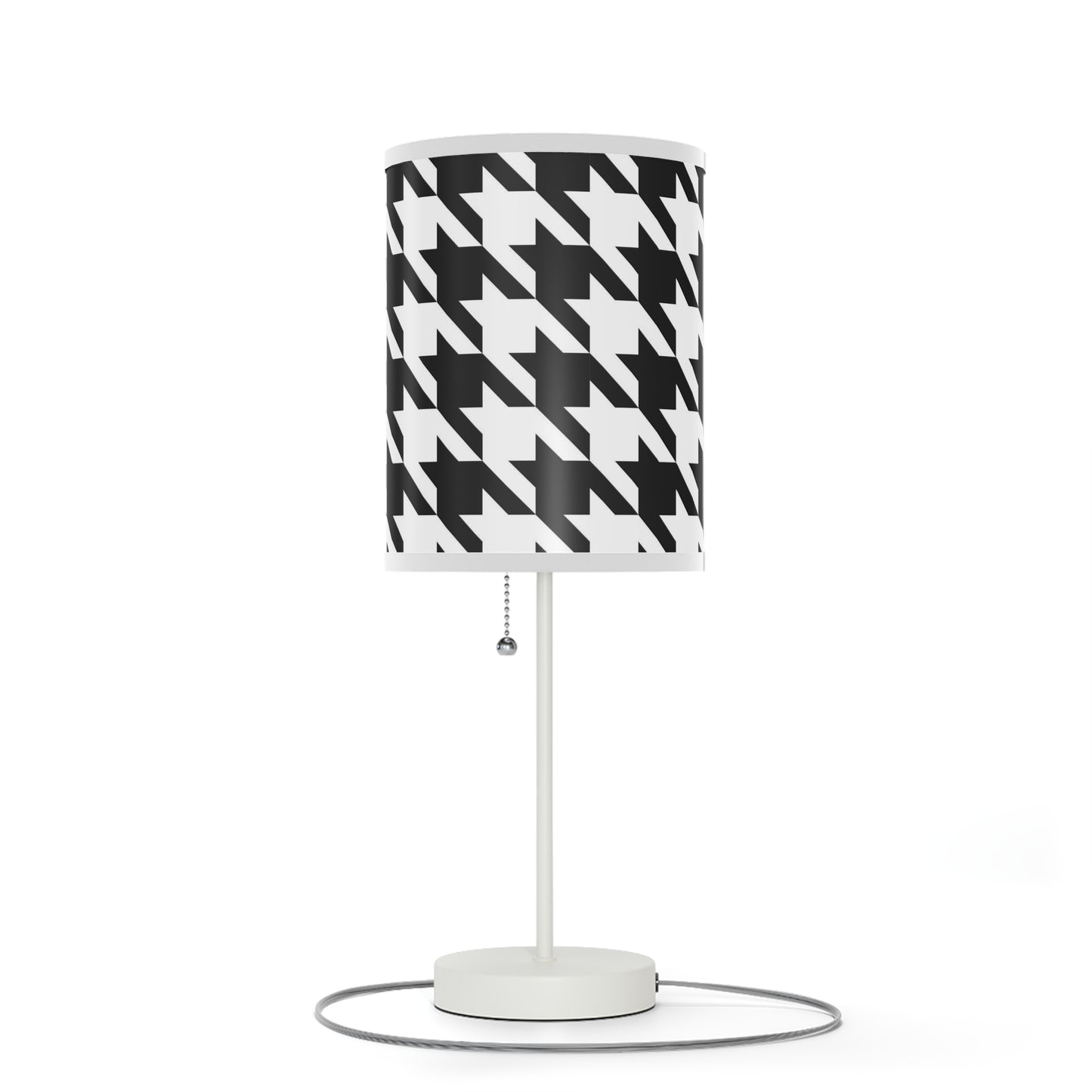 Lamp on a Stand, US|CA plug Houndstooth