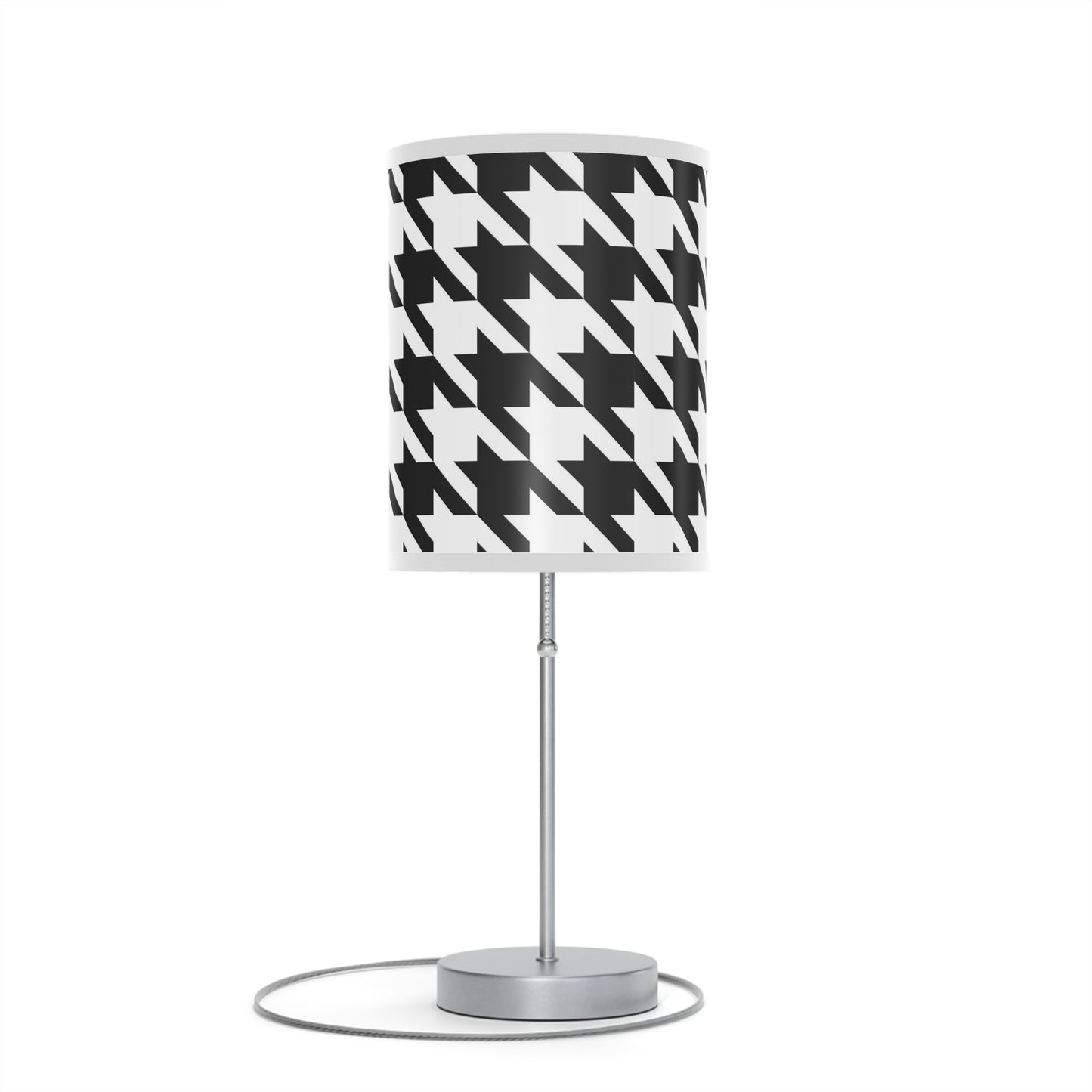 Lamp on a Stand, US|CA plug Houndstooth