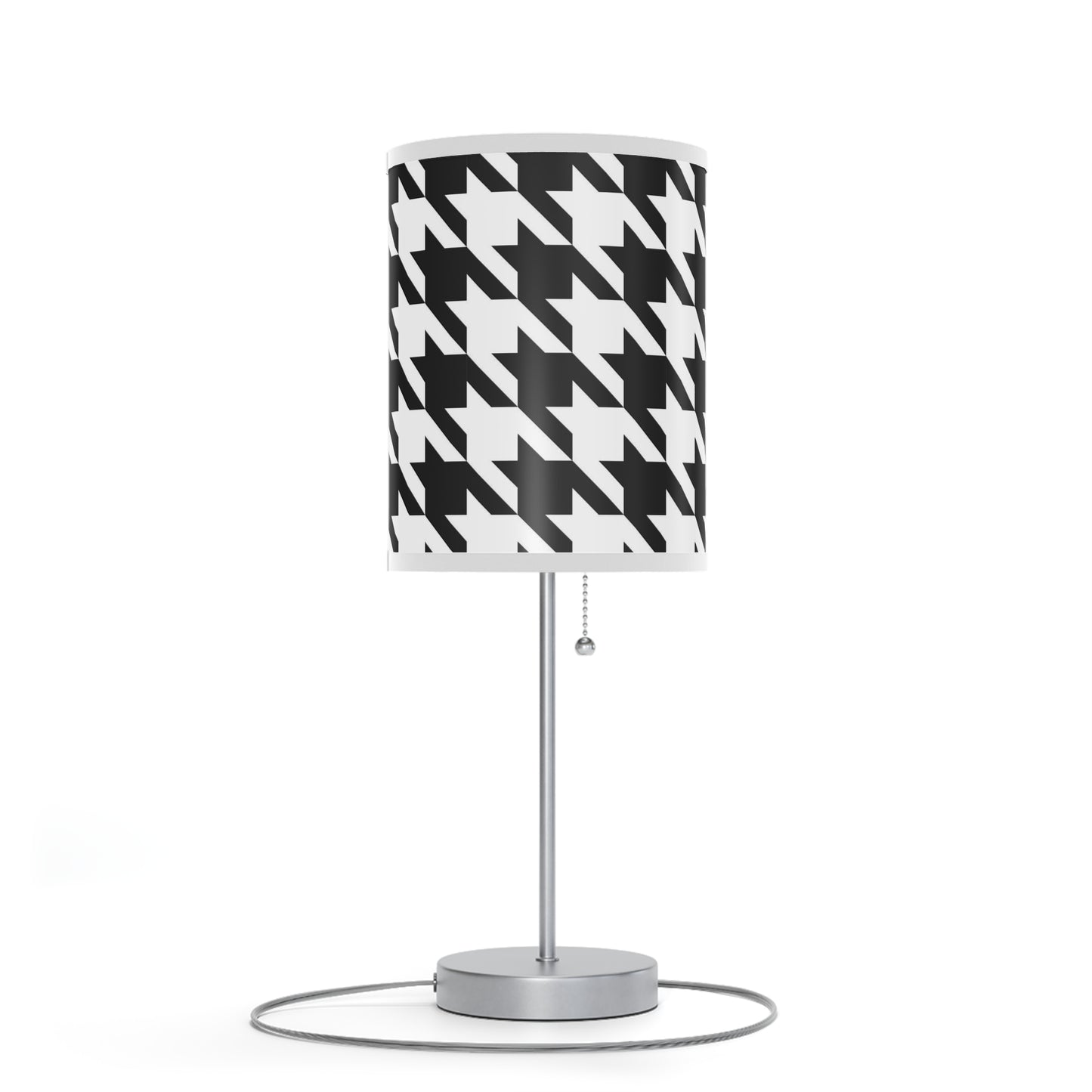 Lamp on a Stand, US|CA plug Houndstooth