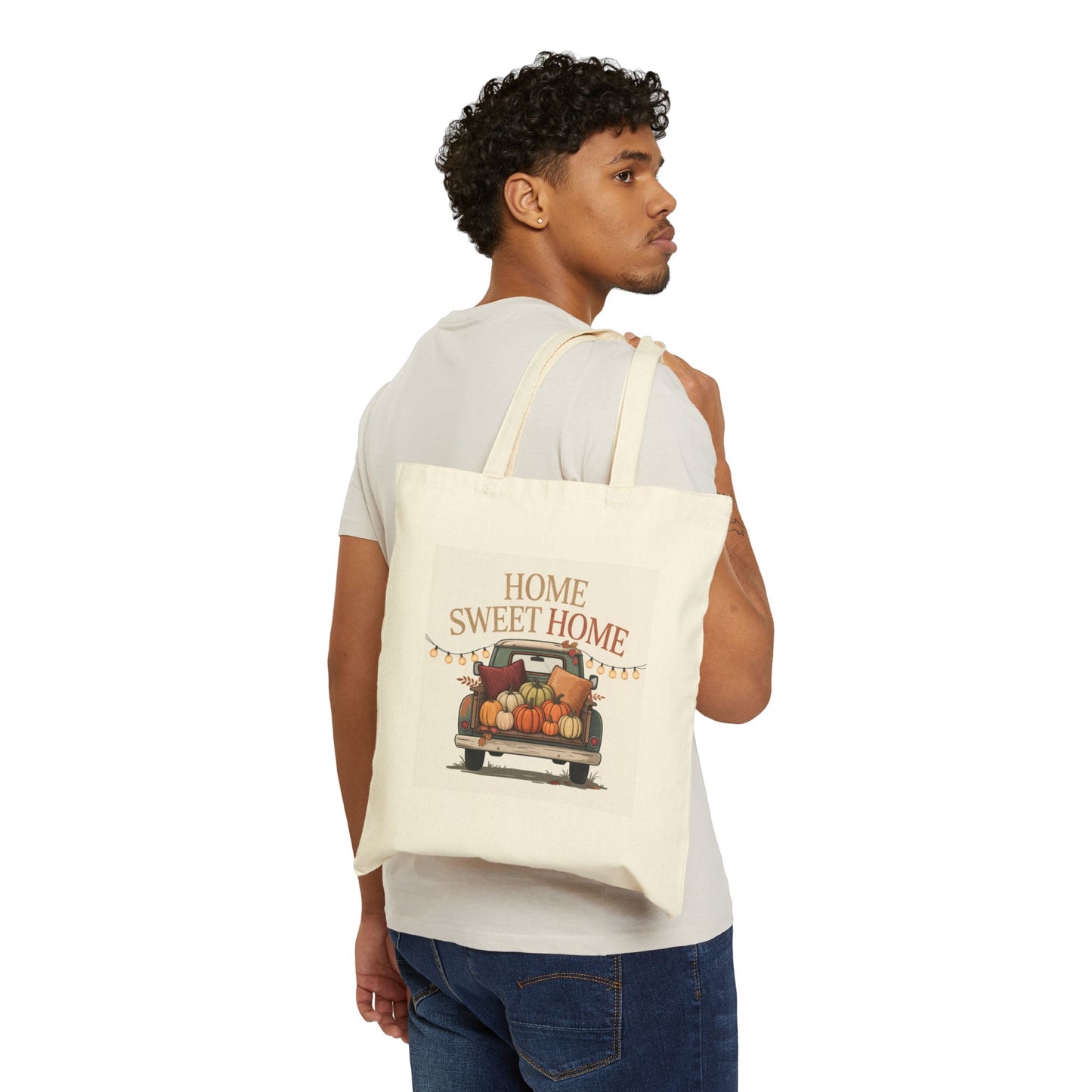Home Sweet Home Pumpkin Tote Bag