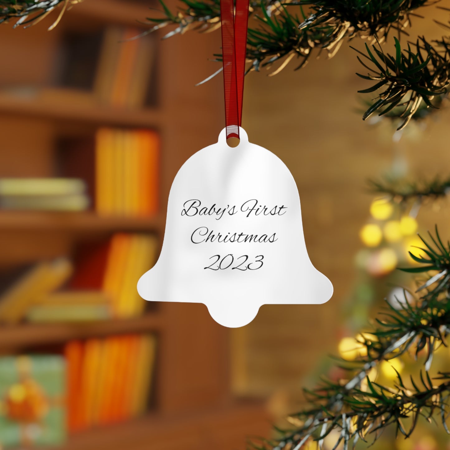 Metal Ornament Baby's First Christmas