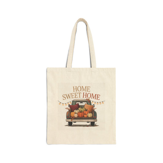 Home Sweet Home Pumpkin Tote Bag